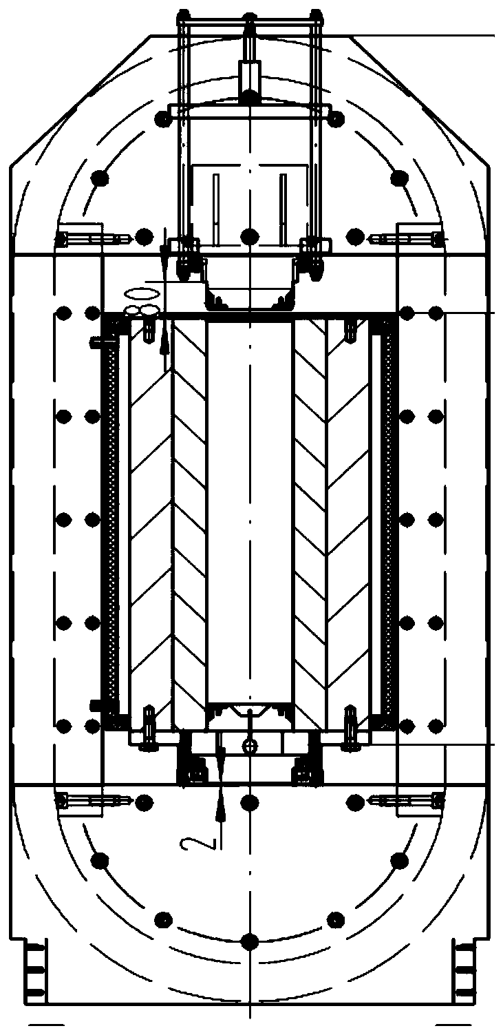 Heat exchange system for ultrahigh-pressure refrigeration equipment and ultrahigh-pressure refrigeration equipment