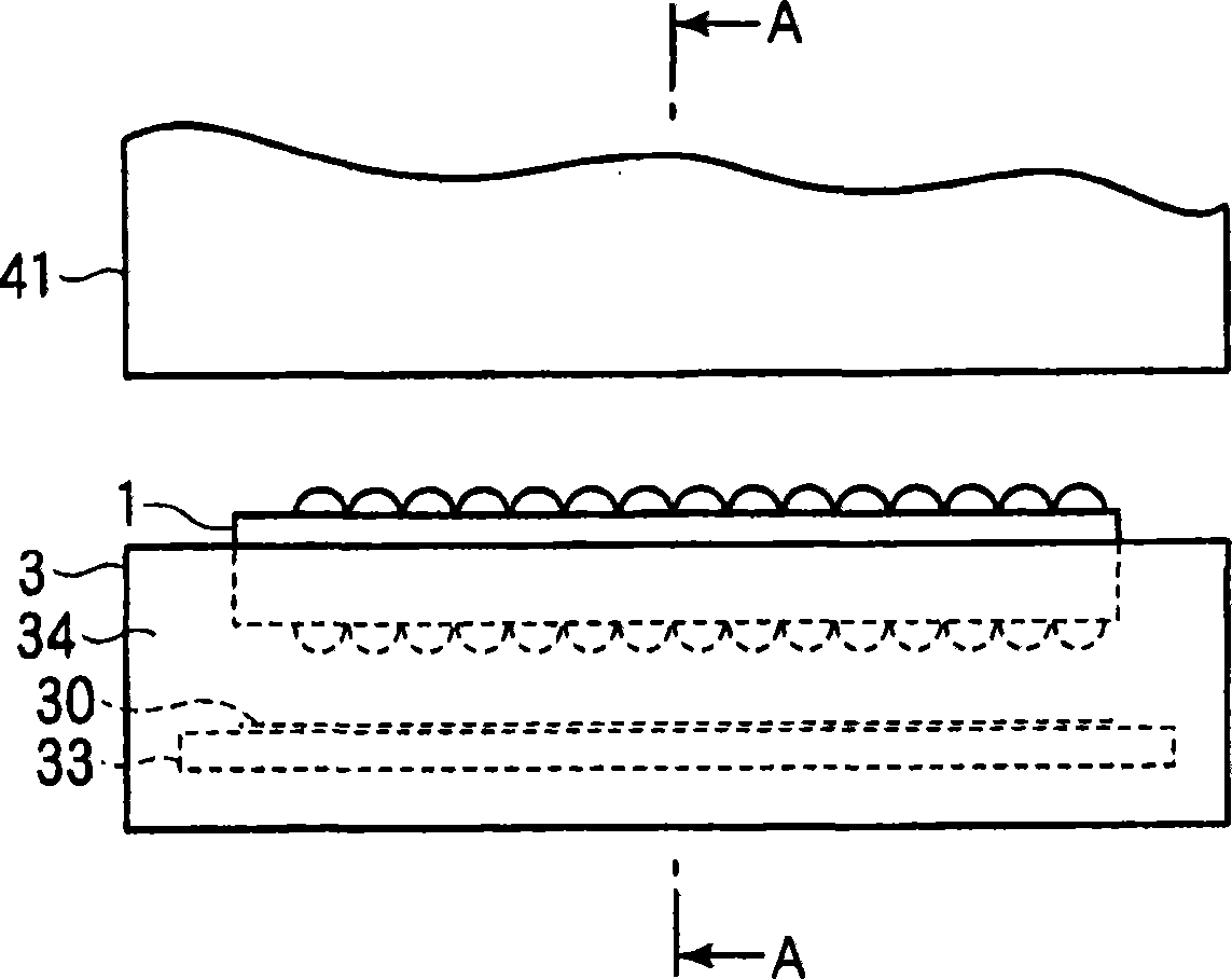 Lens array, lens unit, LED head, exposing unit, image forming apparatus, and image reading apparatus