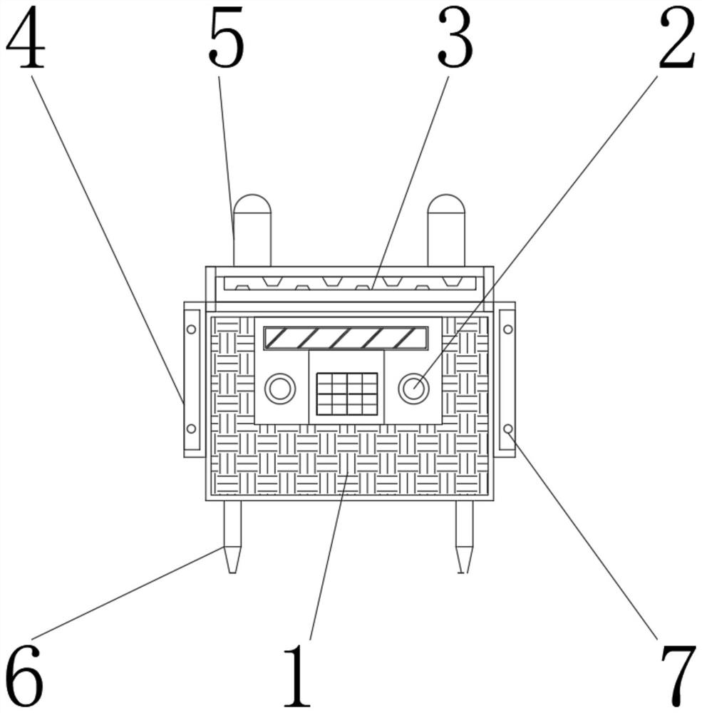 Monitoring type fence for construction of constructional engineering