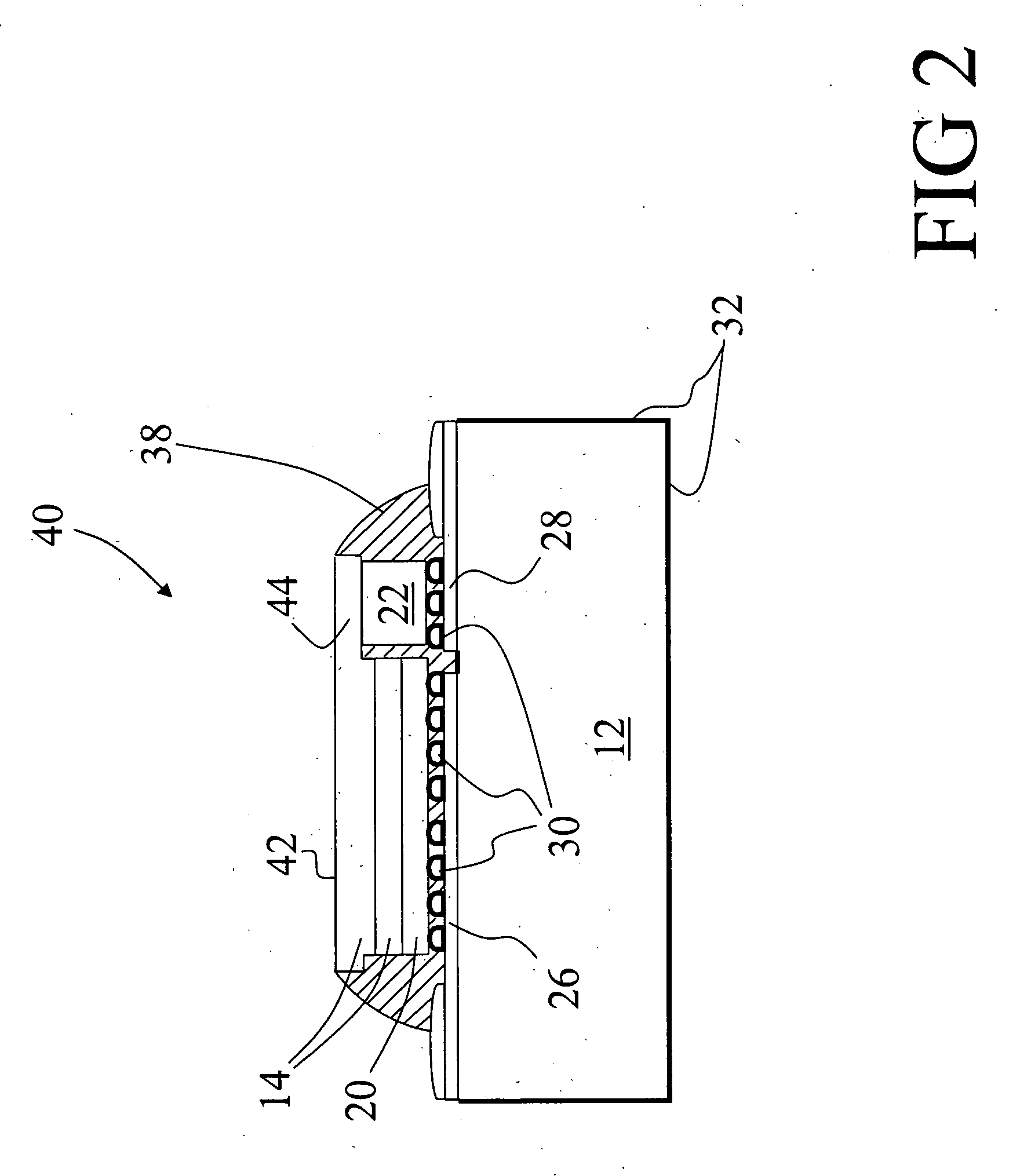 Increased light extraction from a nitride LED