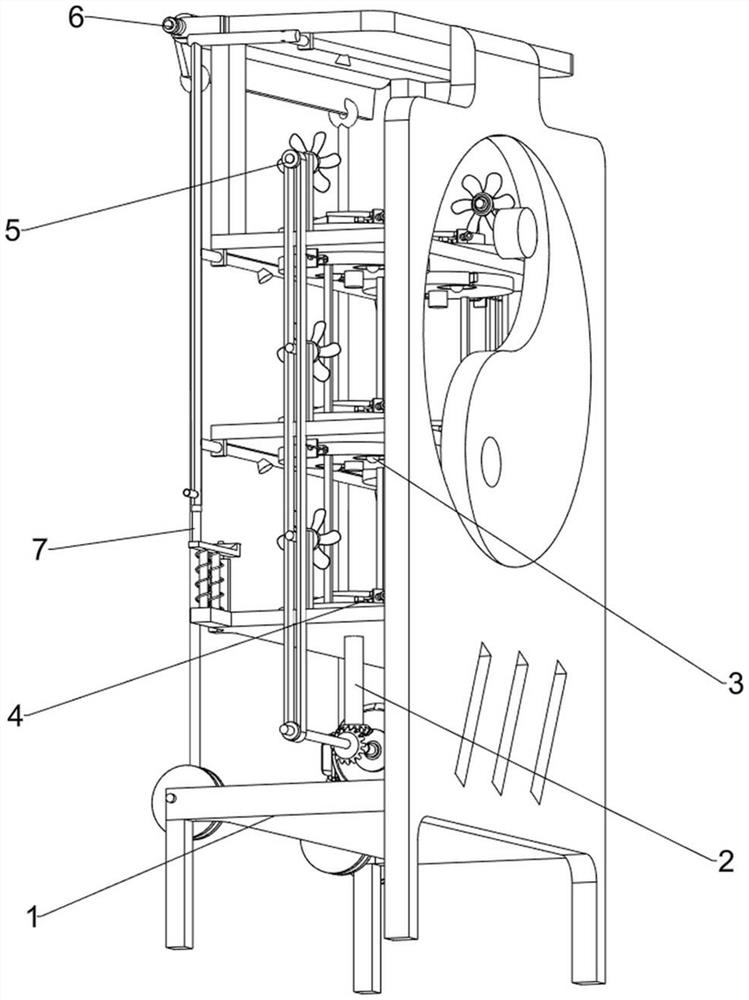 Multifunctional decorative storage rack convenient to use