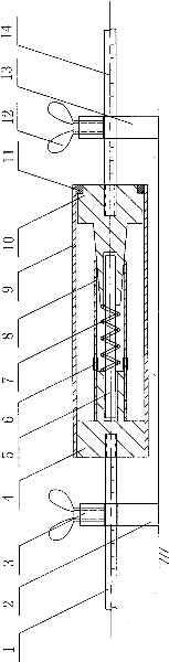 Double cantilever large deformation strain measurement sensor