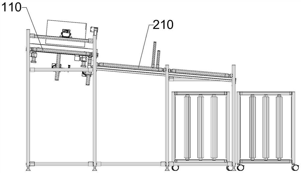 Automatic folding device and folding method for transport box