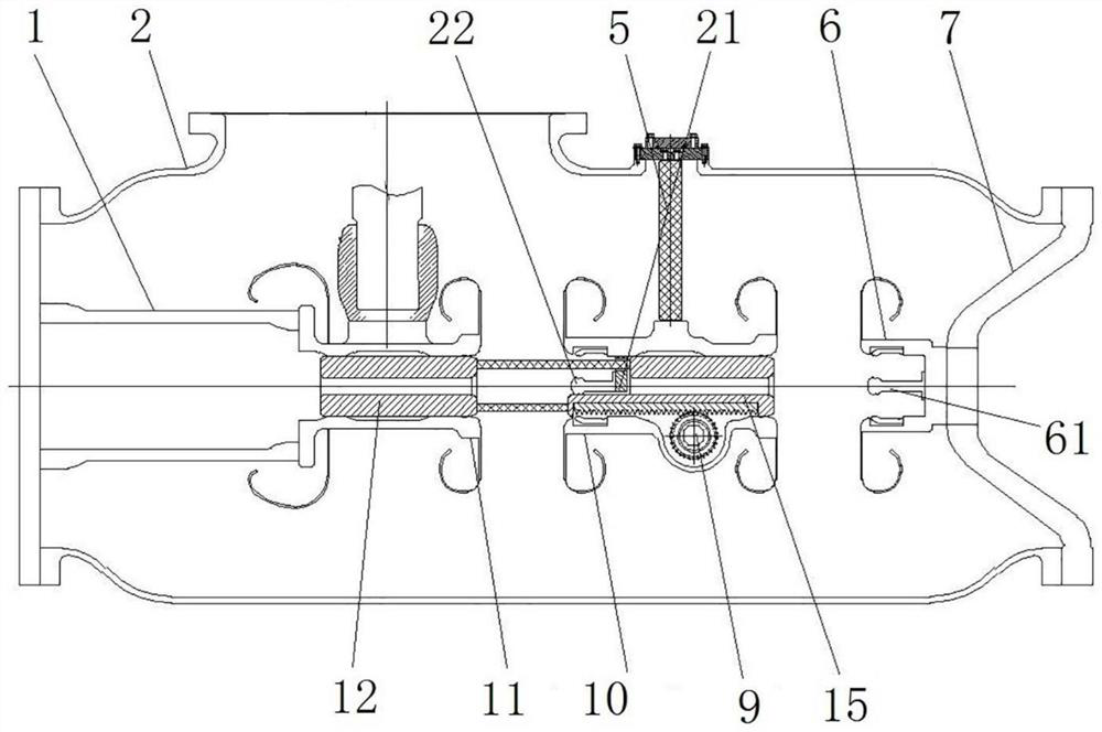 Double-break isolating switch and GIS equipment