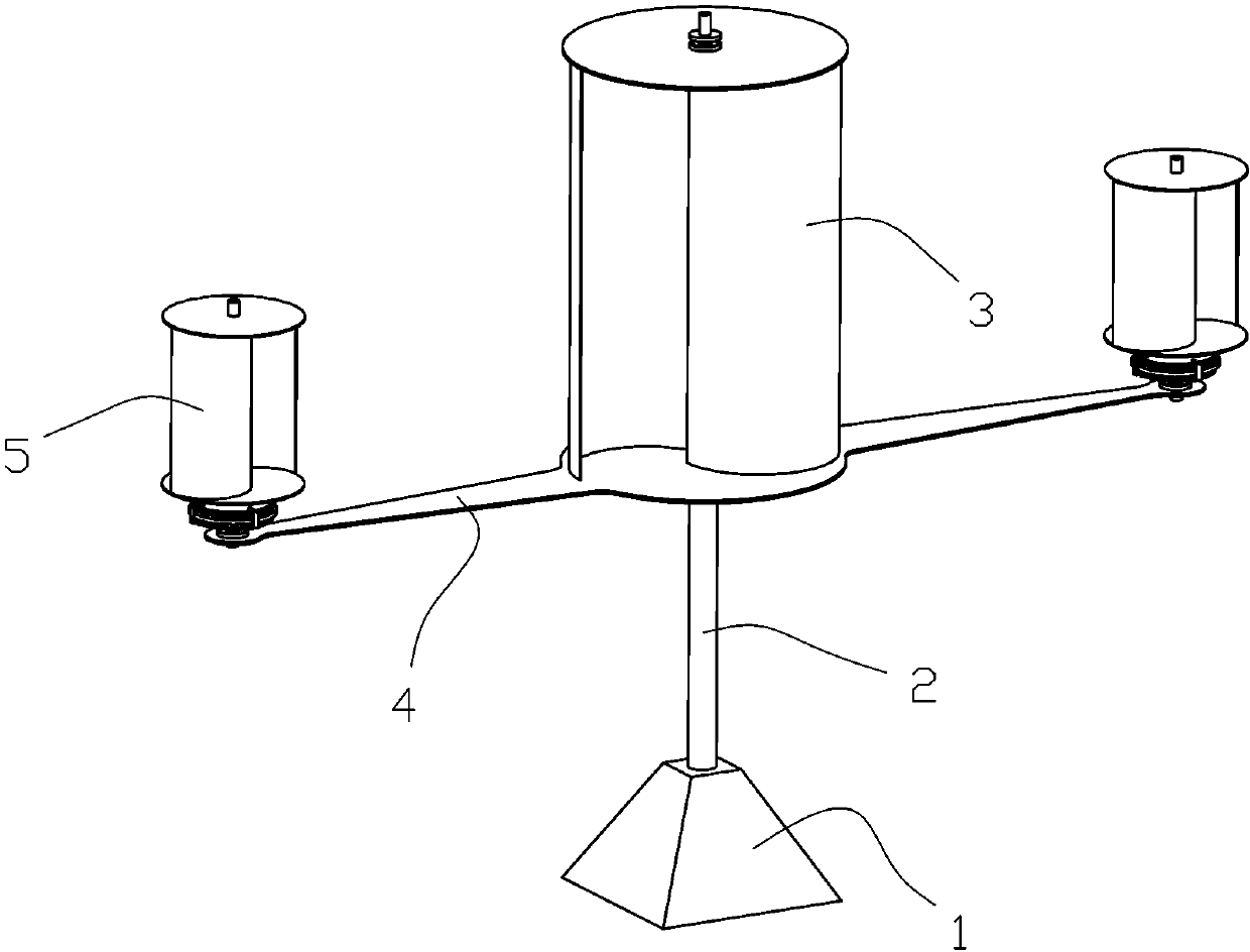 Planetary accelerating wind turbine vertical shaft wind power generator