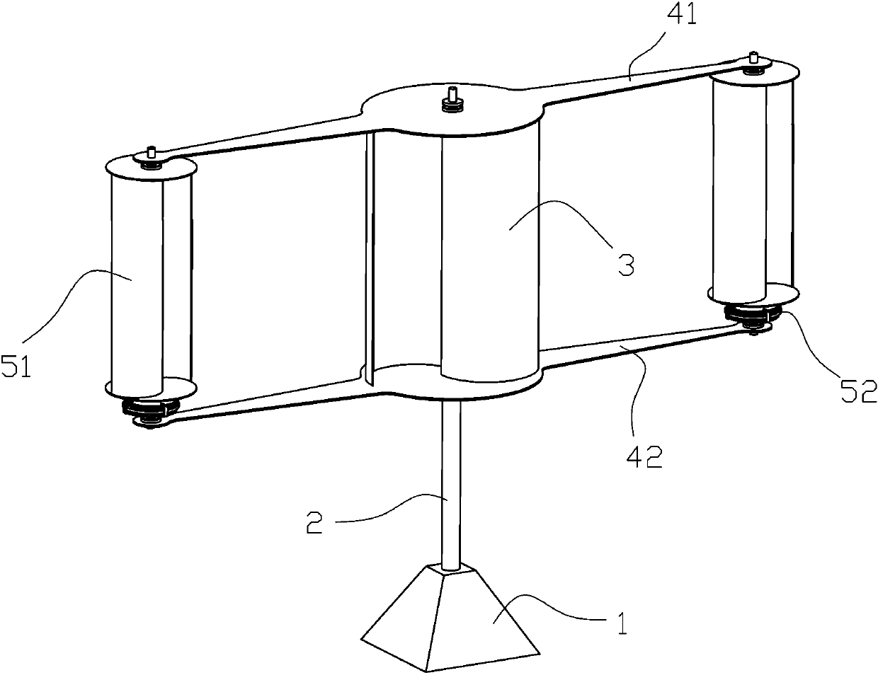 Planetary accelerating wind turbine vertical shaft wind power generator