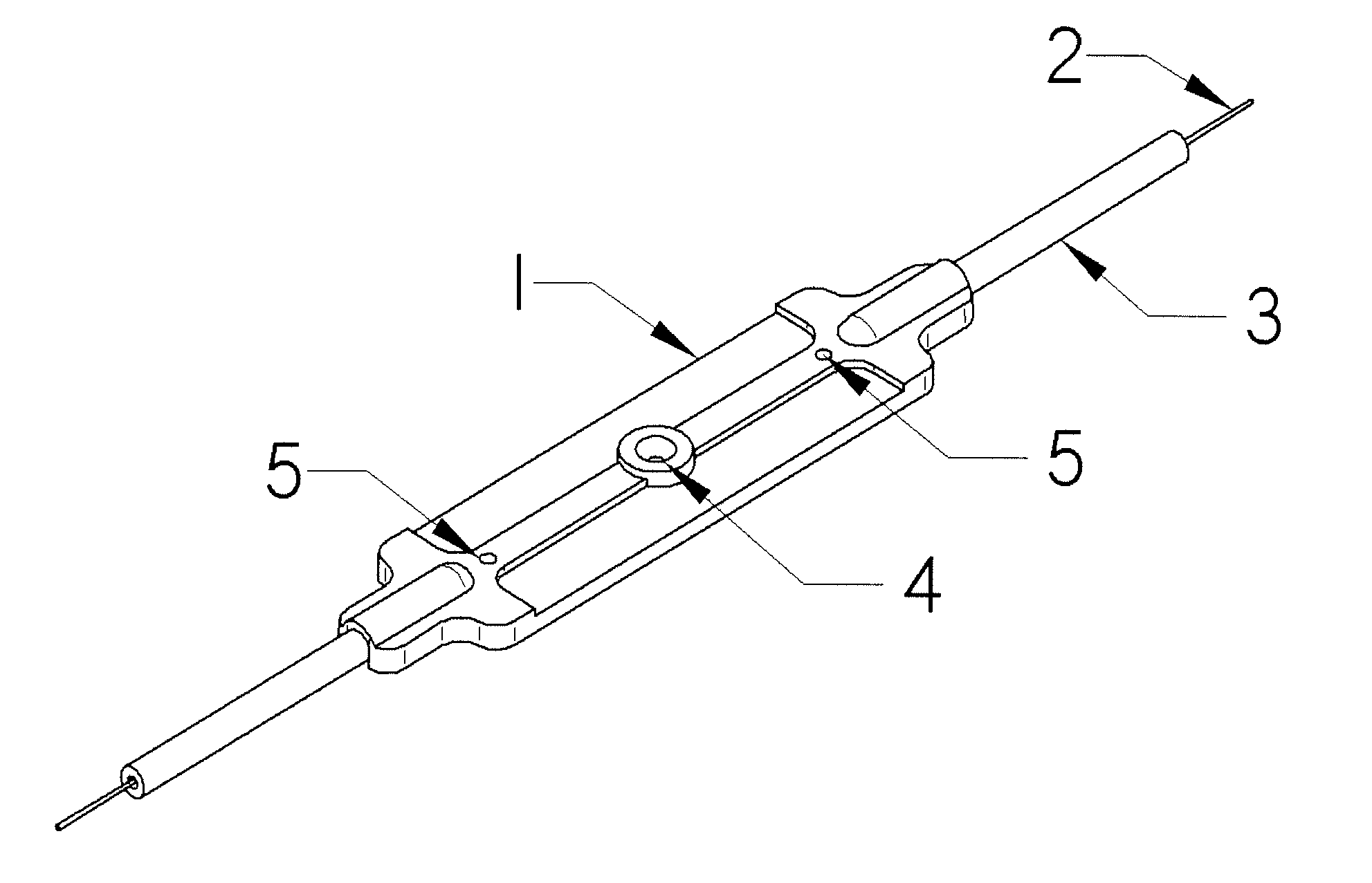 Fiber optic strain gage and carrier