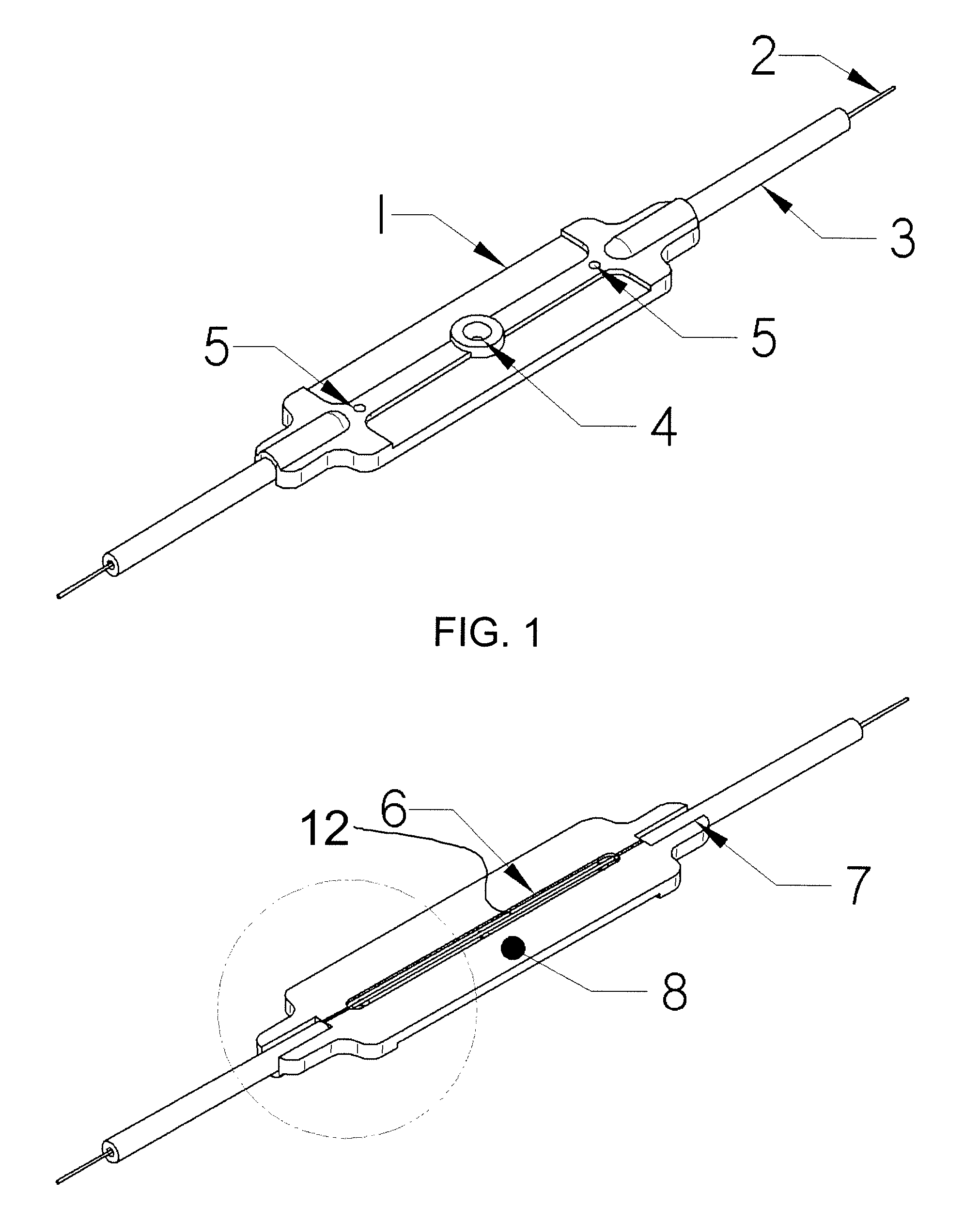 Fiber optic strain gage and carrier