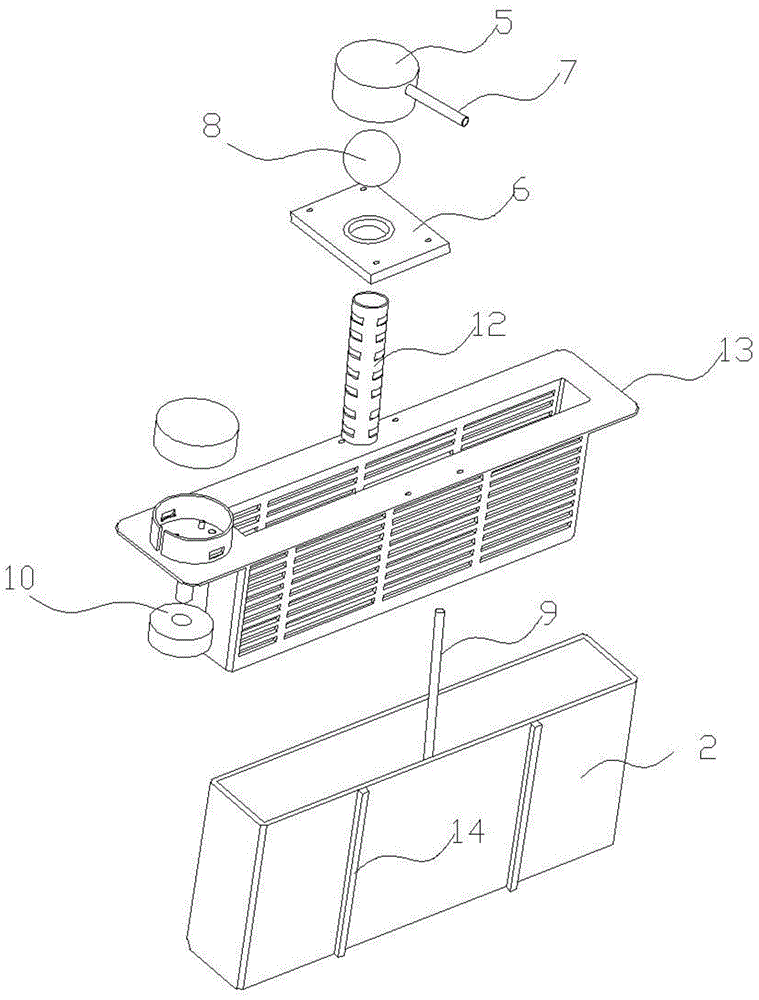 Automatic-control bee feeder with automatic alarm function