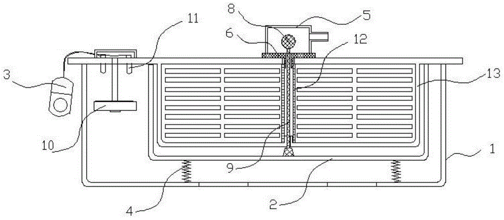 Automatic-control bee feeder with automatic alarm function