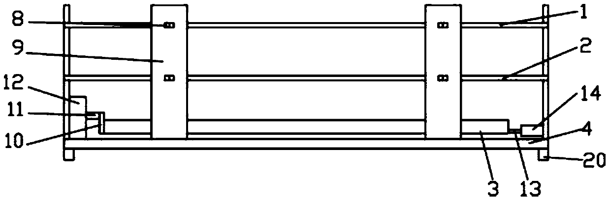 Test tube rack with vibrating-stirring functions and use method thereof