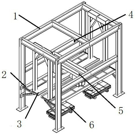 Movable maintenance operation platform for suspension type monorail train and operation method thereof