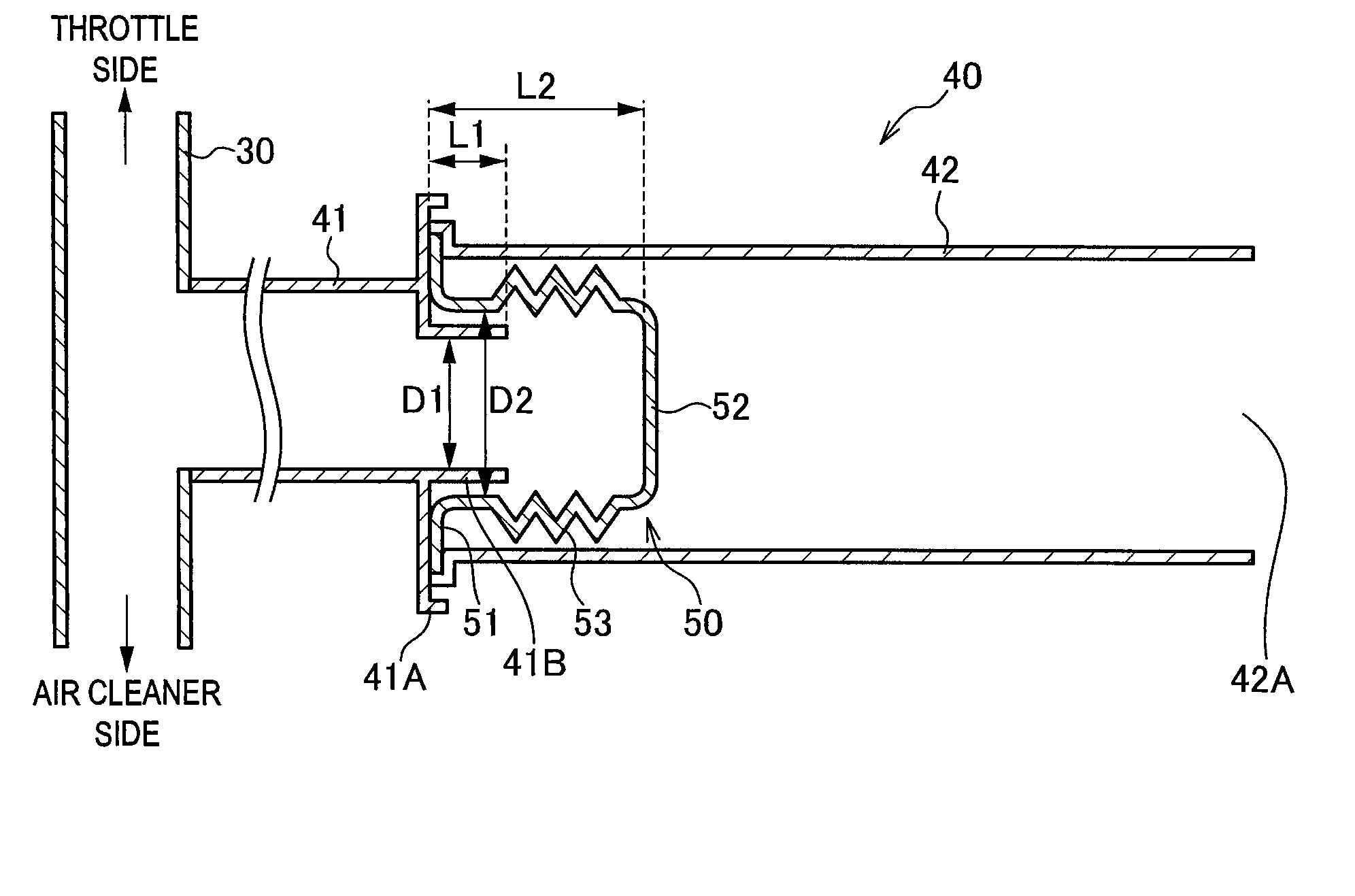 Intake air sound generation device