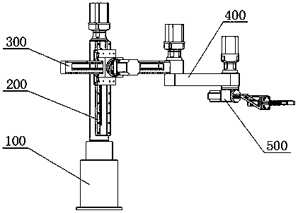 Bearing ring blank carrying manipulator