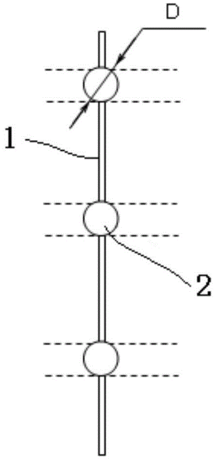 A flow deflector and a spouted bed