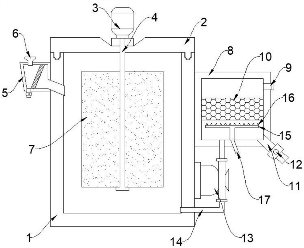 Novel filter for sewage treatment