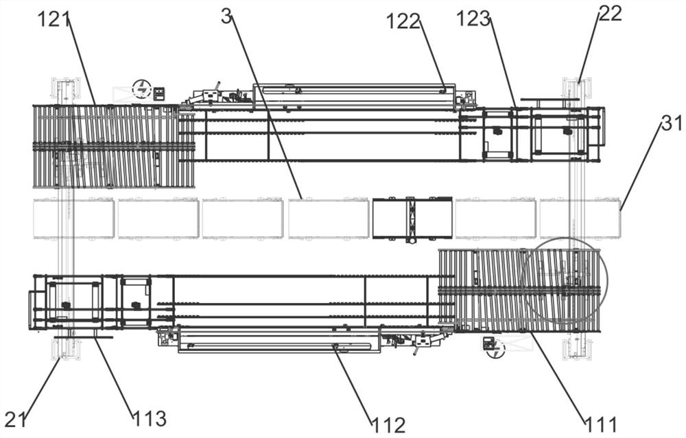 Alternately complementary edge sealing cycle device and edge sealing method based on same