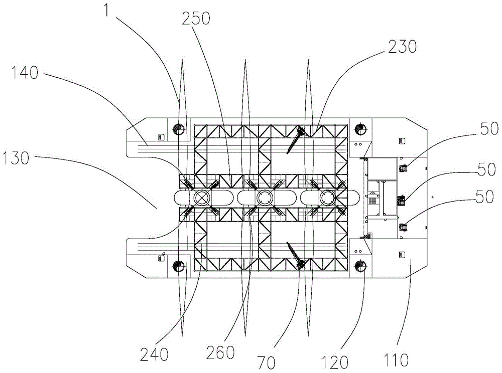 Ship special for transporting and installing whole offshore wind turbine and method