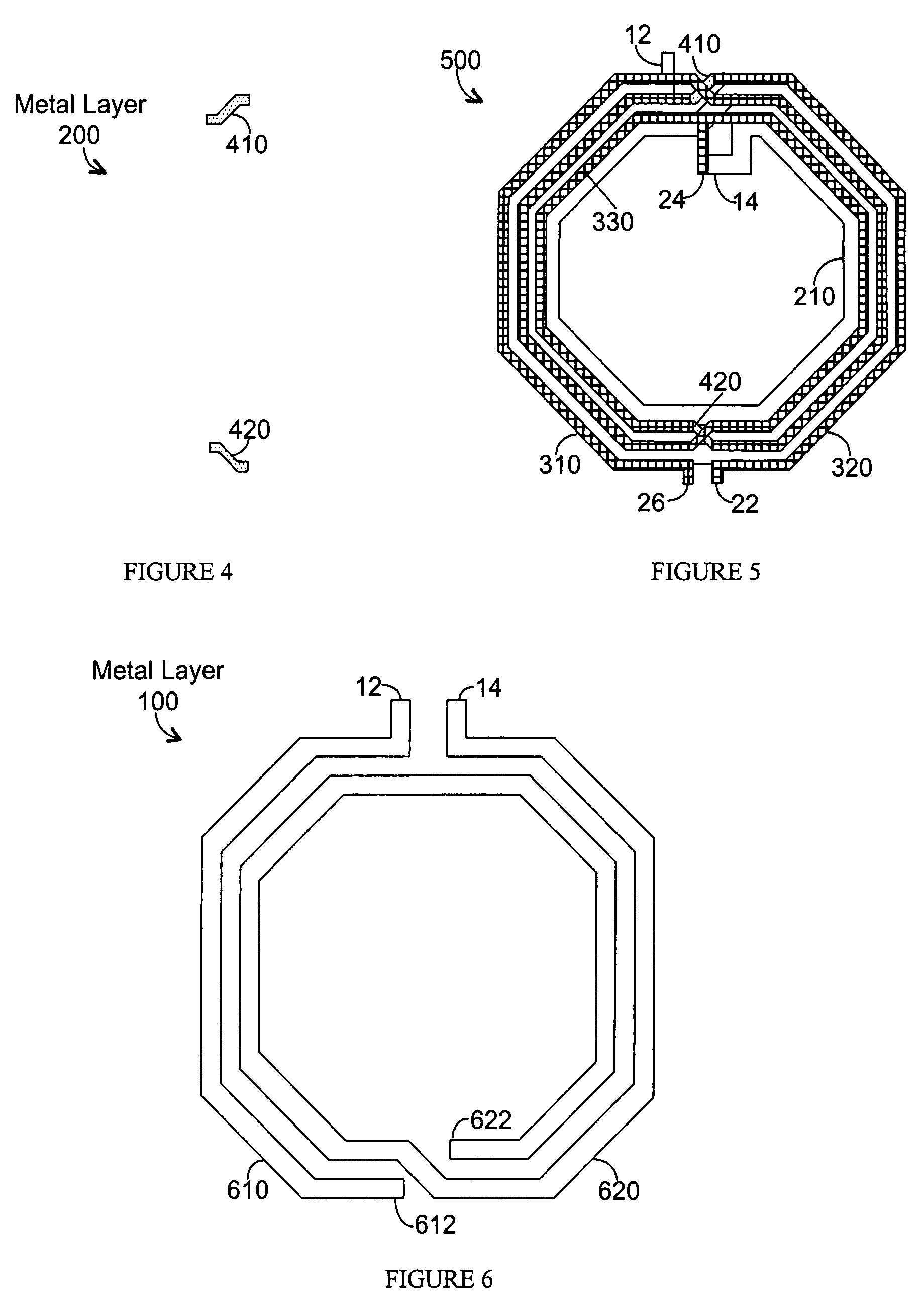 Integrated high frequency BALUN and inductors