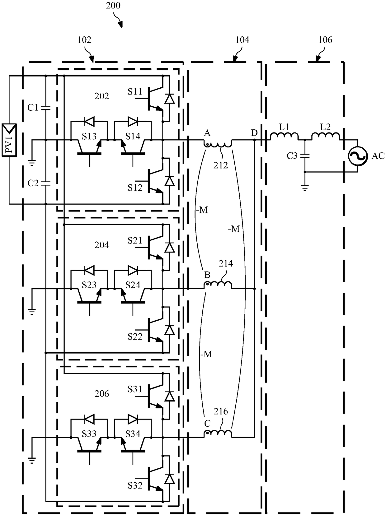 Multi-channel inverter systems