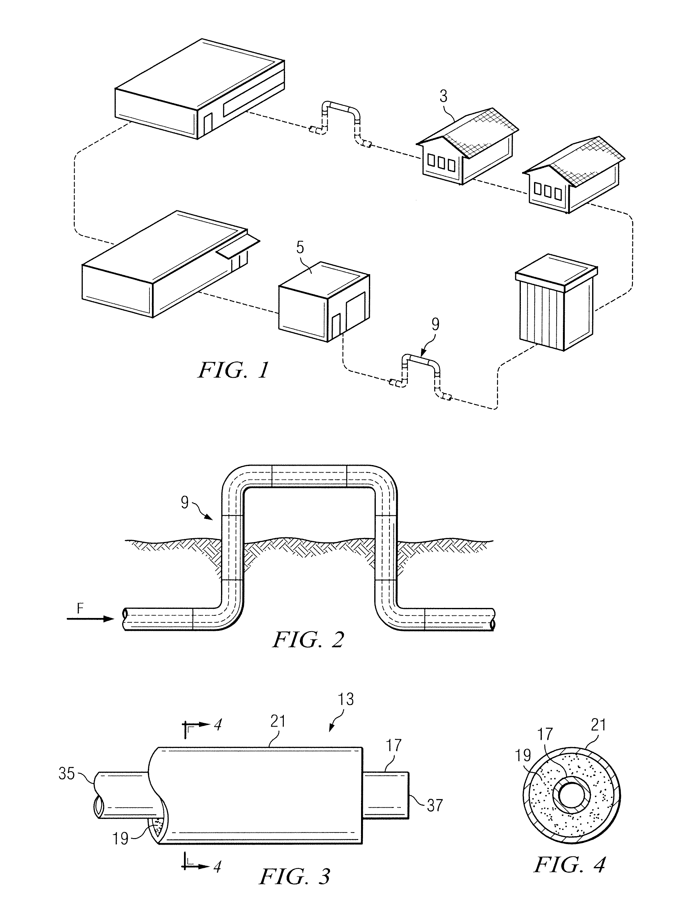 Watertight, Expandible and Contractible Pipe Joint for High Temperature Insulated Piping