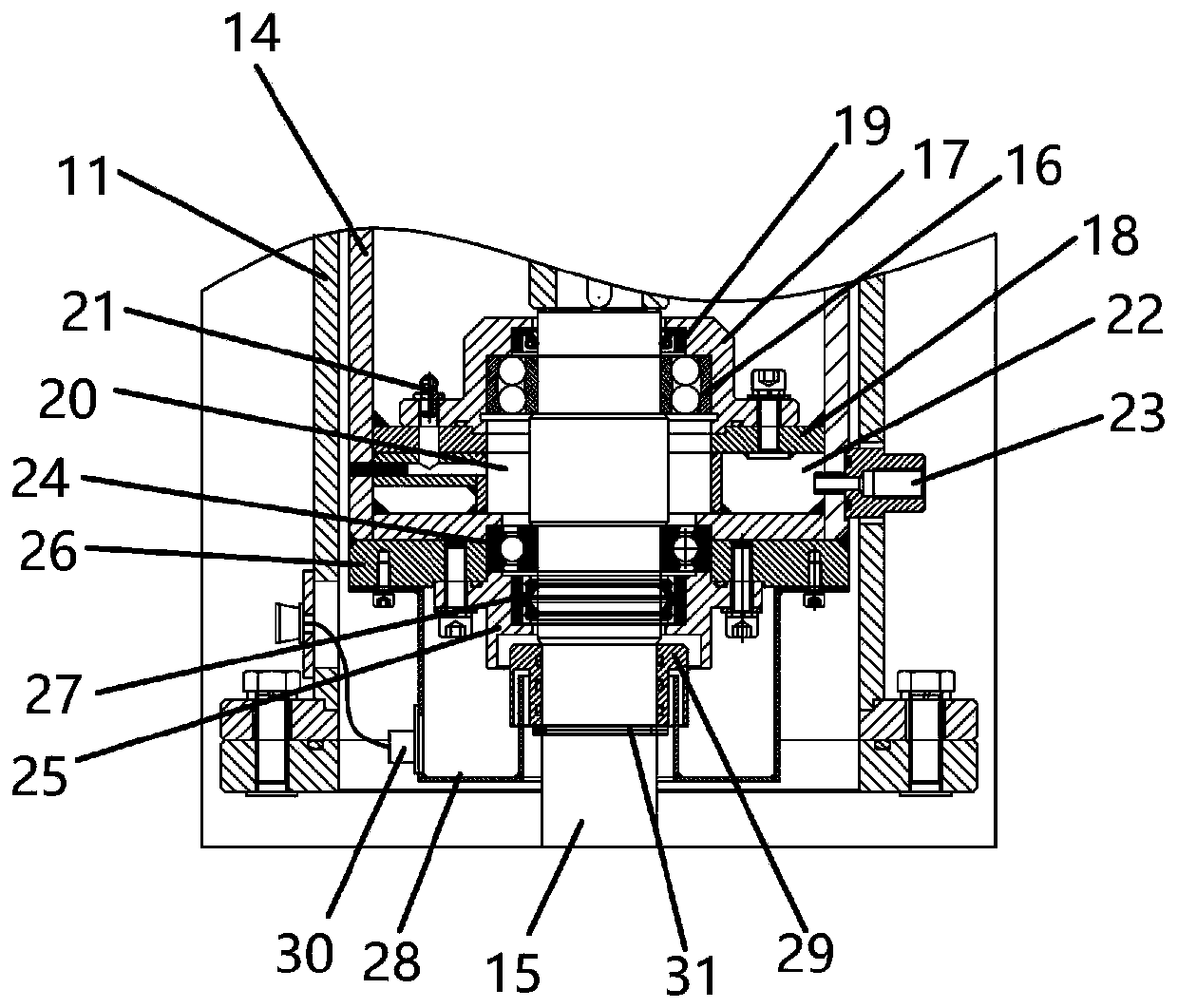 Vertical pulping kettle