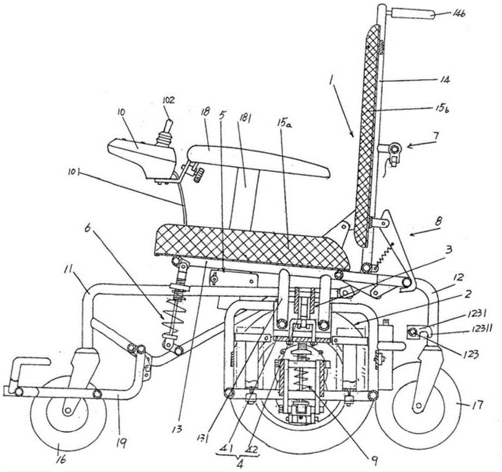 electric wheelchair