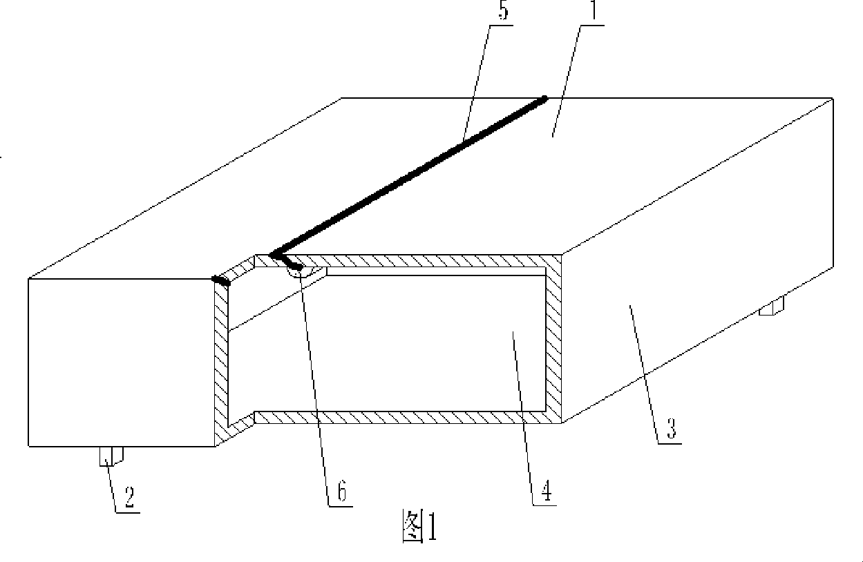 Hollow mold for filling cast-in-situ concrete