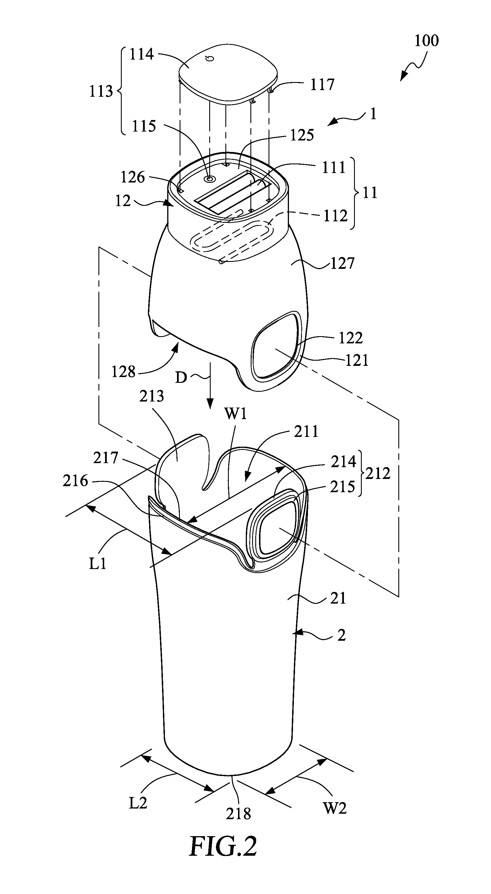 Portable sterilizing device