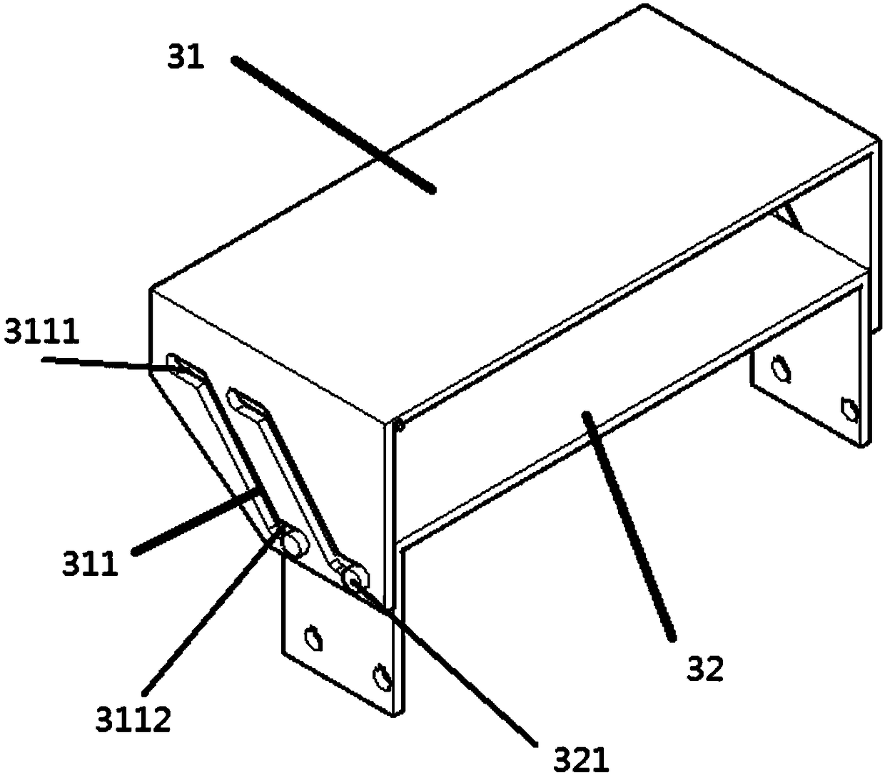 Rail cleaning device for solar cell panel