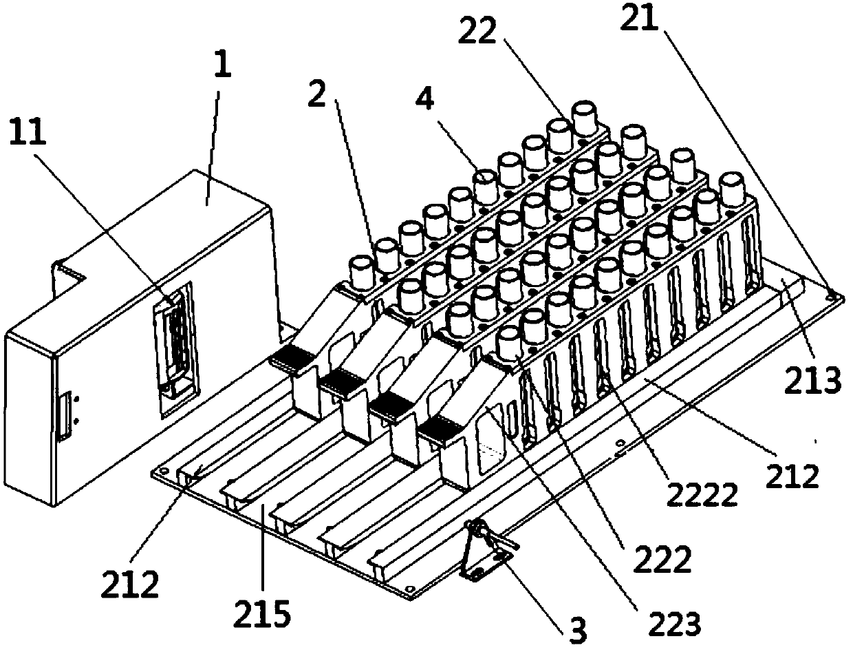 Sample input apparatus