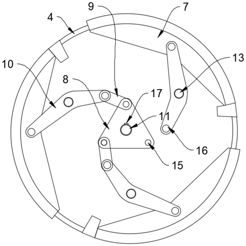 Separating mechanism of guided fire extinguishing bomb