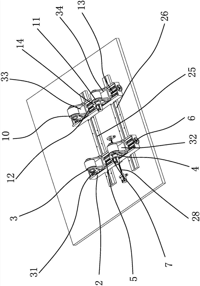 Process for roller shaft neck abrasion repairing and complete equipment for process