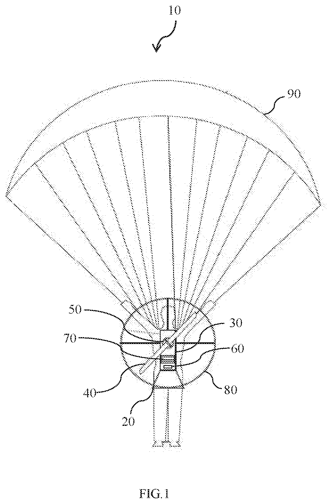 An electric powered paraglider