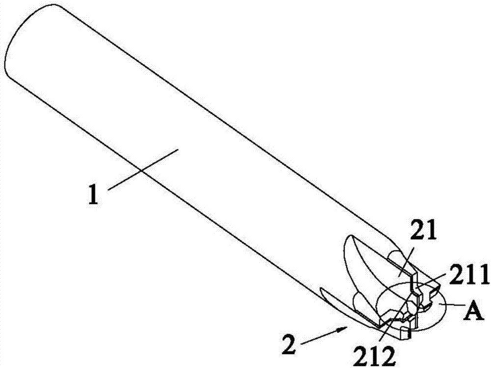 Staggered-tooth highlight milling cutter with chamfers and manufacturing method thereof