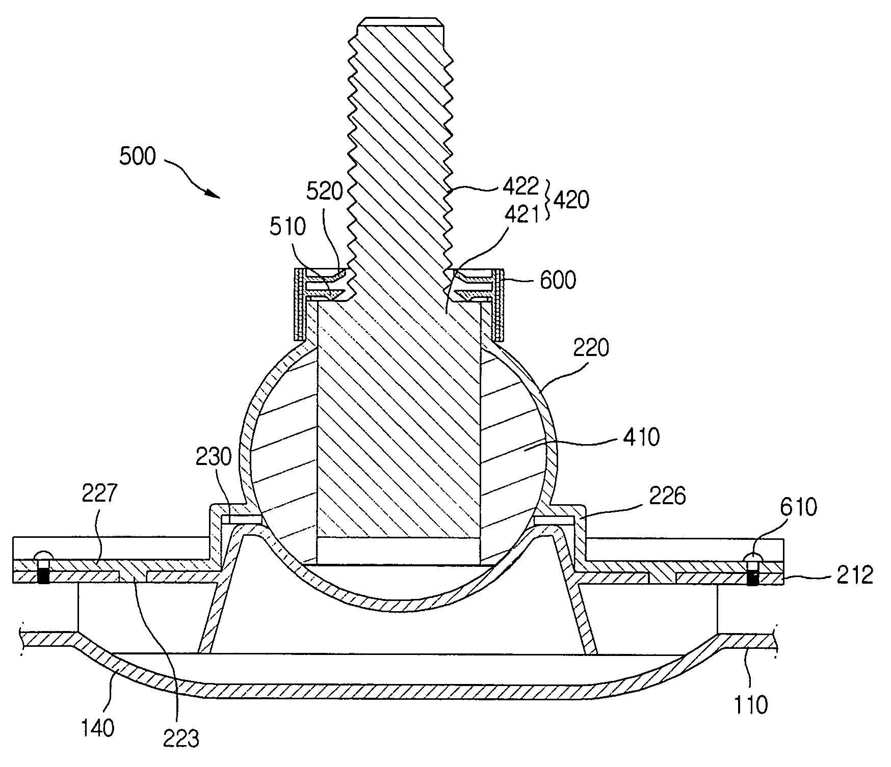 Laundry dryer and drum supporting assembly thereof