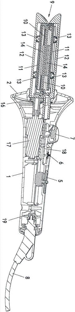 Direct-pull-type cold-setting hair curler