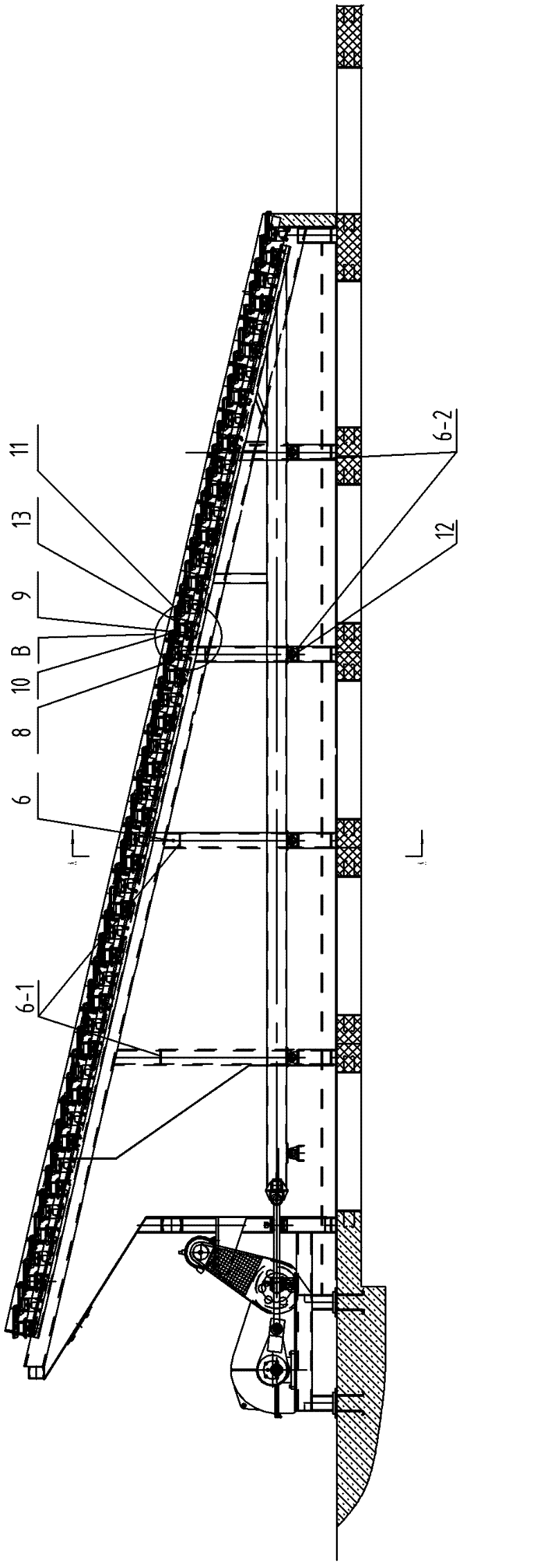 Multi-frame reciprocating grate