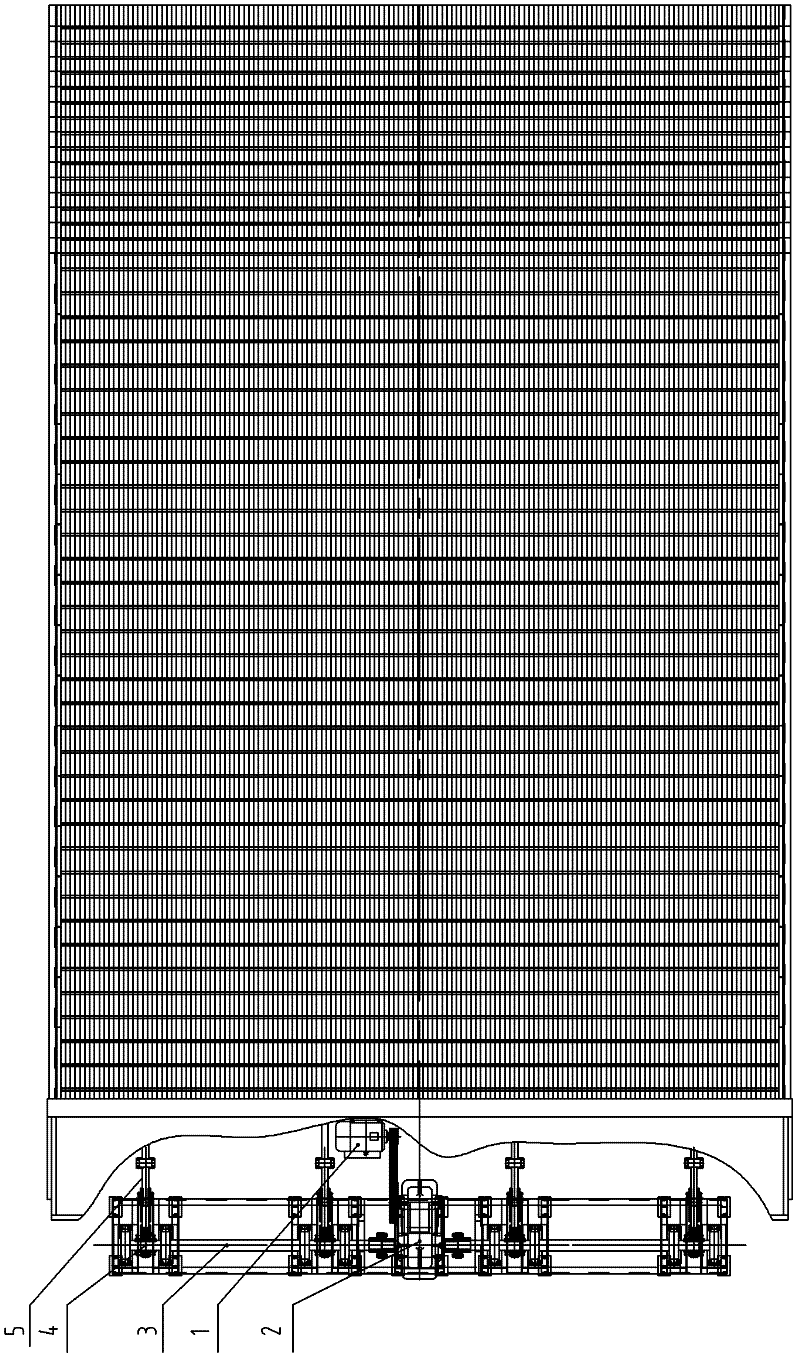 Multi-frame reciprocating grate