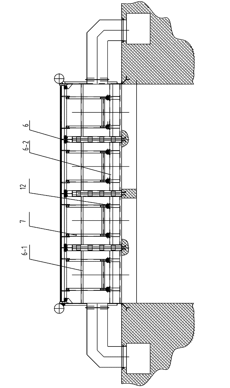 Multi-frame reciprocating grate