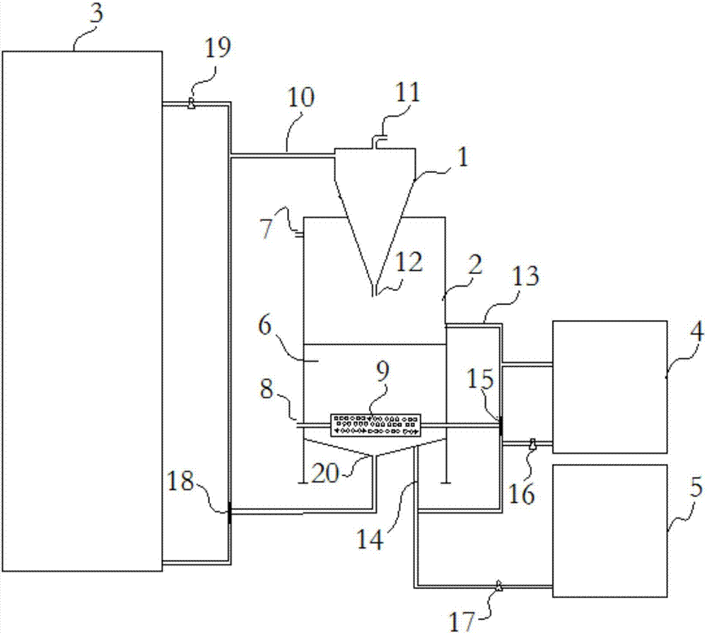 Fixed bed counter-current regeneration device of ion exchange resin and application method of fixed bed counter-current regeneration device