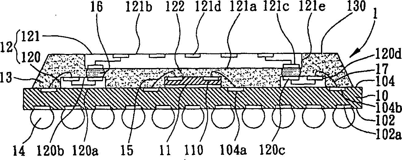 Semiconductor packaging member for semiconductor device stacking and its manufacture method