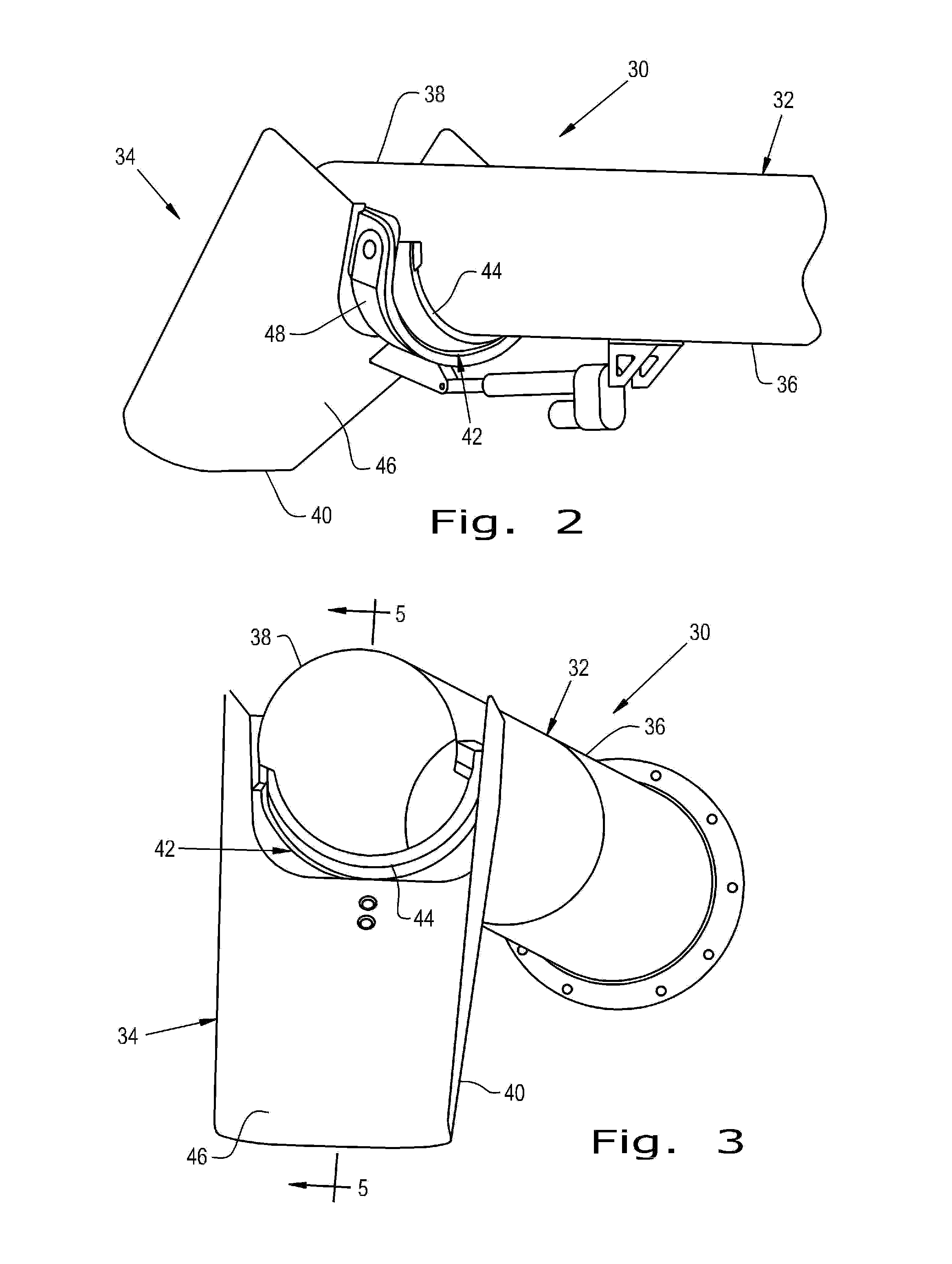 Seal for unloading conveyor arrangement