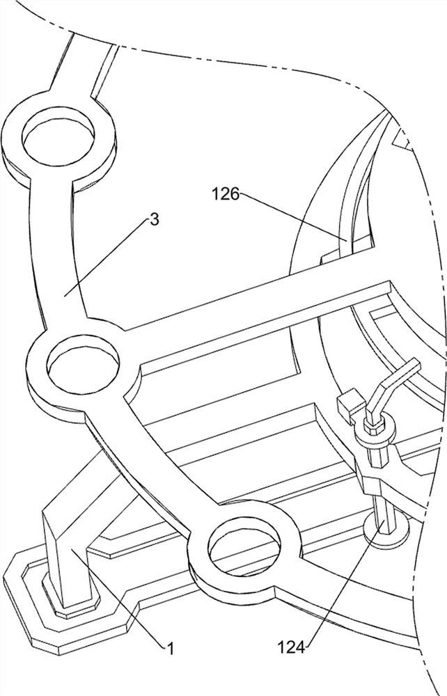 Drilling device for end cover of wind-driven generator