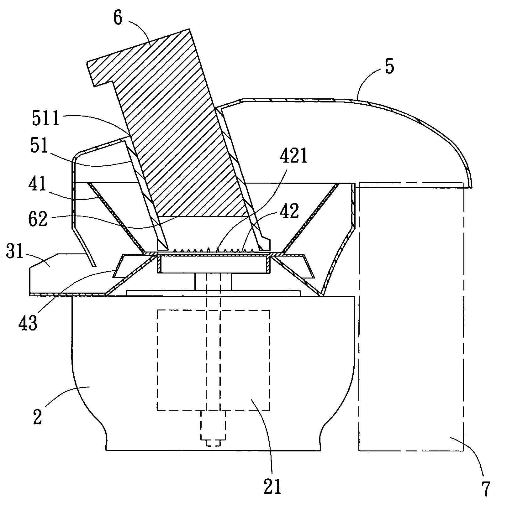 Food, vegetables and fruit processor