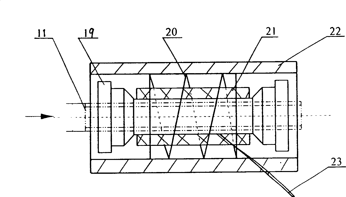 Machine for forming rod of prefabricated optical fibre rod by induction heating