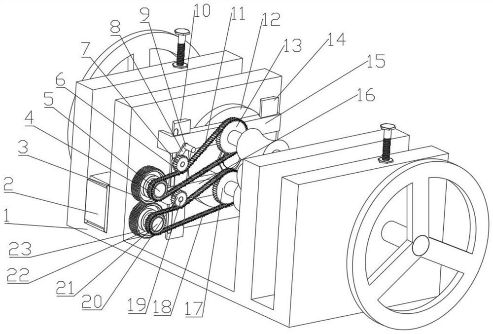 Feeding device for rotary swaging forming