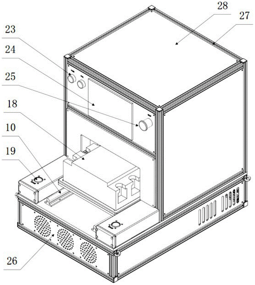 Integrated device for large-scale low-voltage breaker high-current tests