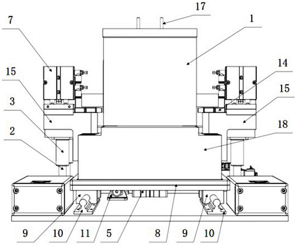 Integrated device for large-scale low-voltage breaker high-current tests