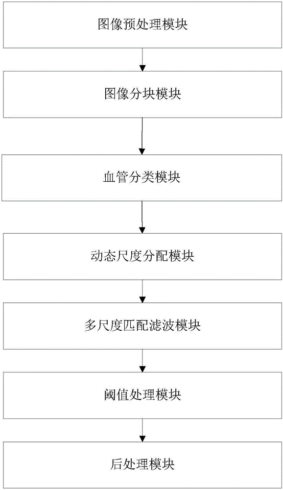 Dynamic scale distribution-based retinal vessel extraction method and system